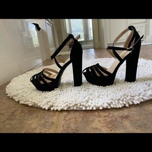 High platform heels